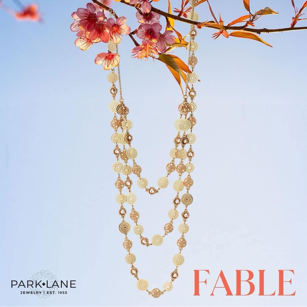 Park Lane Fable Necklace - Elegant Gold Coin Necklace